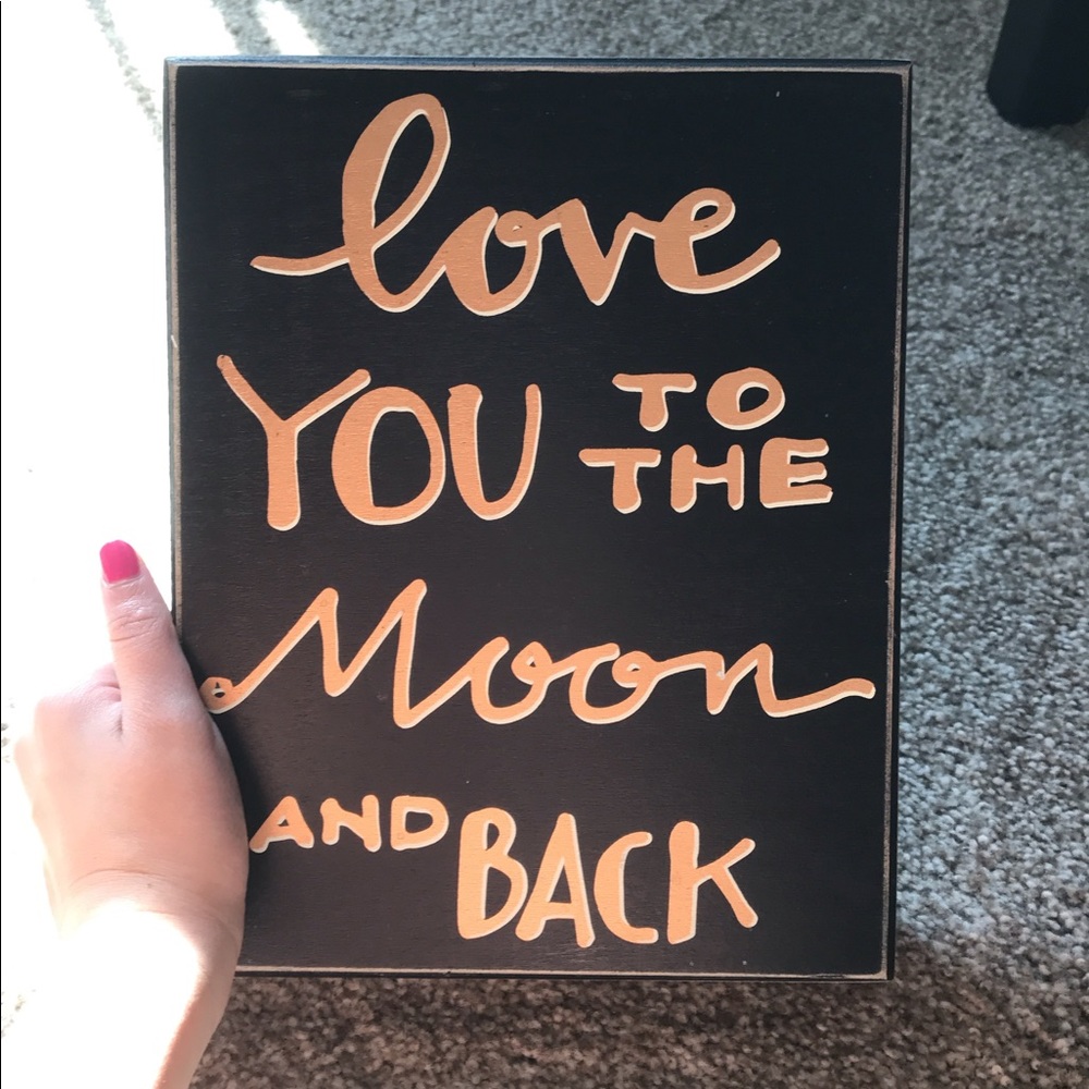 Wooden Room Decor Sign